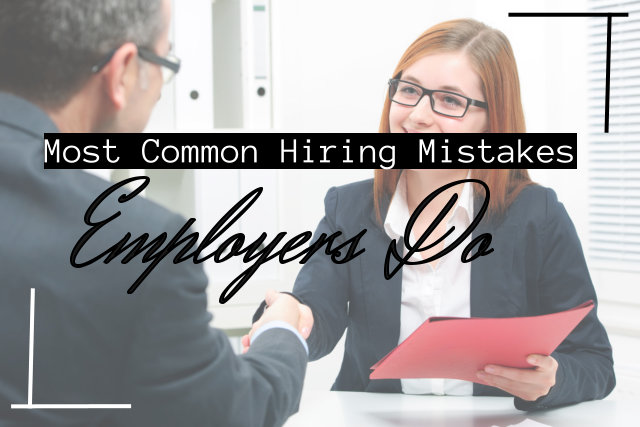 Mistakes of employers